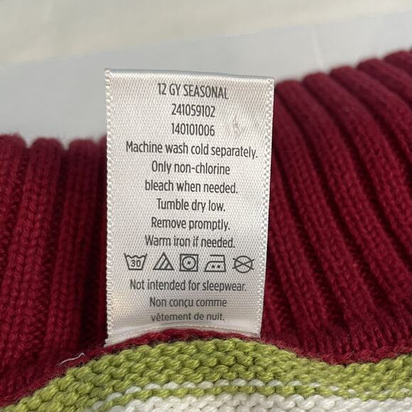 Gymboree Girls Fair Isle Colorful Zip Cardigan Sweater Size S 5-6 - Picture 6 of 10